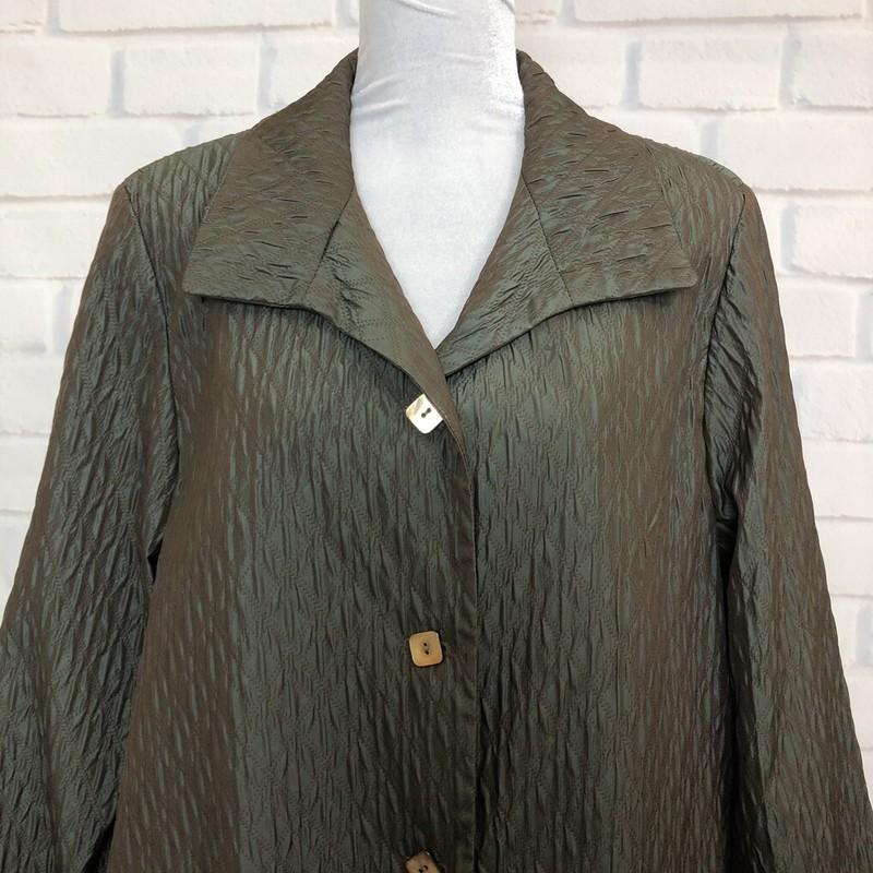 Nina McLemore Brown Quilted Jacket Size 6