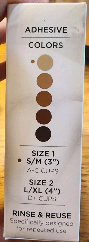 Nippies Skin ORIGINAL B-SIX 1-Pair Adhesive Nipple Covers Size 1(S/M A-C Cups)3"