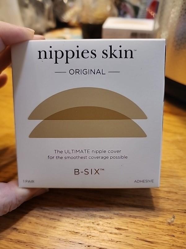 Nippies Skin ORIGINAL B-SIX 1-Pair Adhesive Nipple Covers Size 1(S/M A-C Cups)3"
