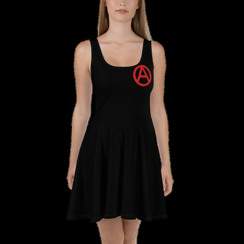 Nirvana Smells Like Teen Spirit Anarchy Cheerleader Inspired Black Dress Costume