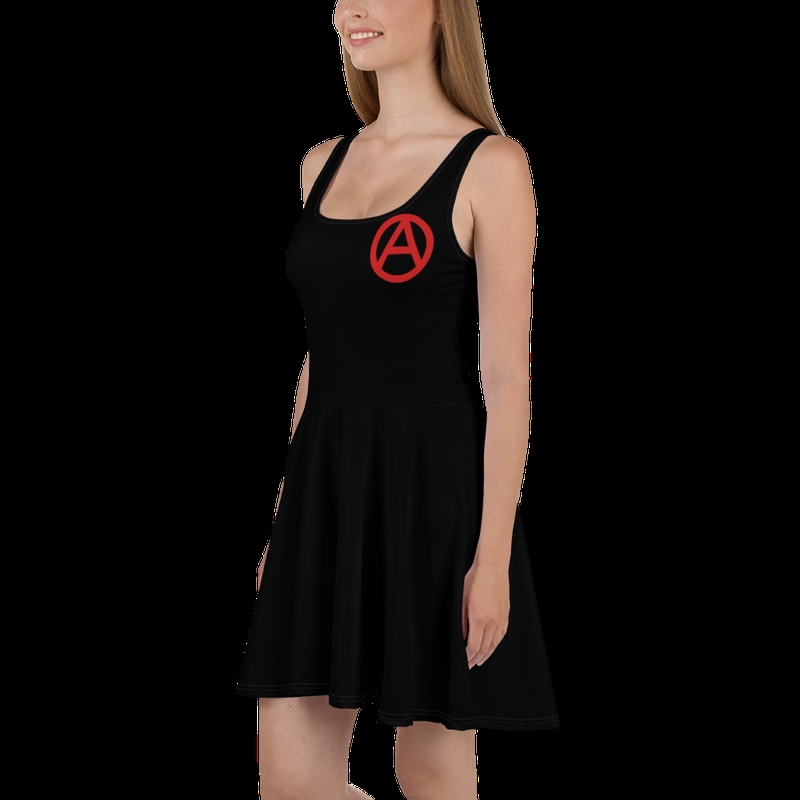 Nirvana Smells Like Teen Spirit Anarchy Cheerleader Inspired Black Dress Costume