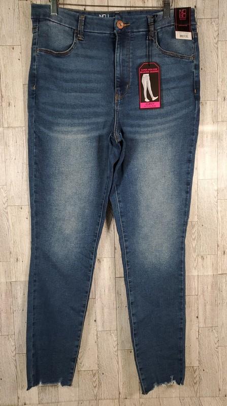 No Boundaries Jeggings 5 7 9 & 15 Super High Rise Curvy Jeans Brushed Juniors