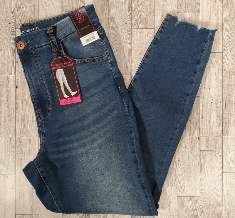 No Boundaries Jeggings 5 7 9 & 15 Super High Rise Curvy Jeans Brushed Juniors