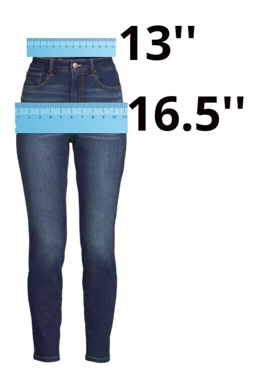 No Boundaries Juniors SIZE 5 High Rise Skinny Jeans Color Dark Wash NWT