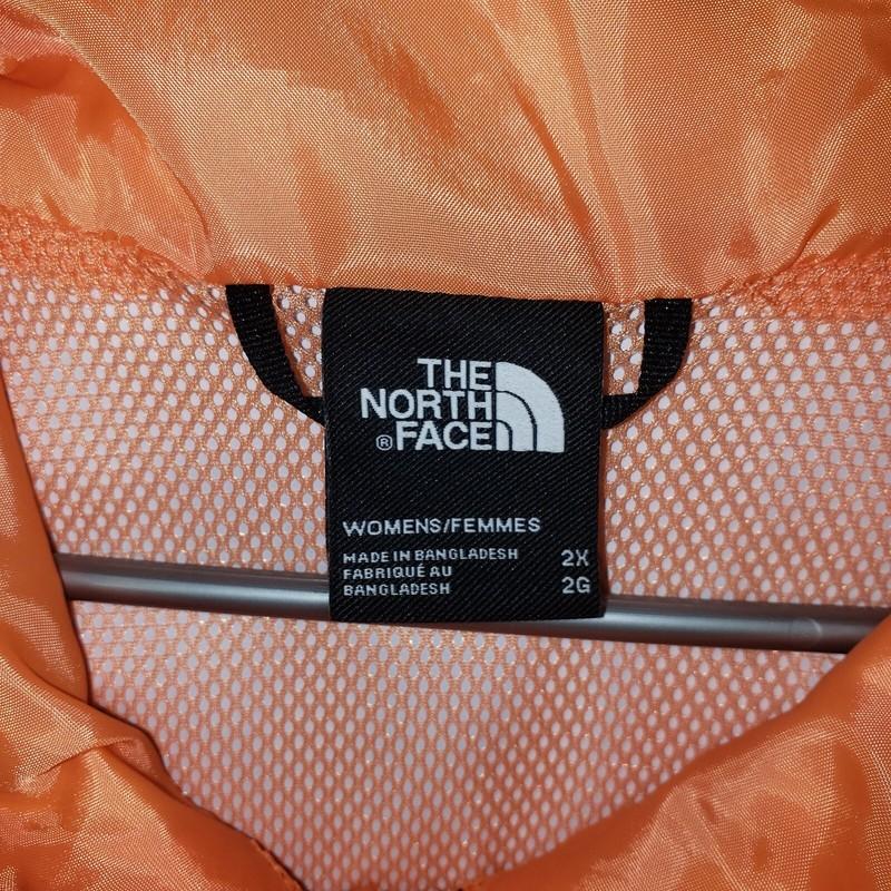 North Face Jacket Womens Plus 2X Antora 2023 Dryvent Wind Rain ORANGE NEW $110