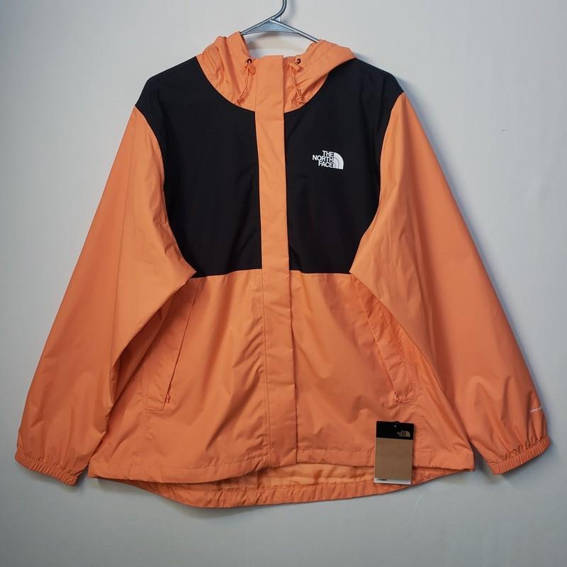 North Face Jacket Womens Plus 2X Antora 2023 Dryvent Wind Rain ORANGE NEW $110