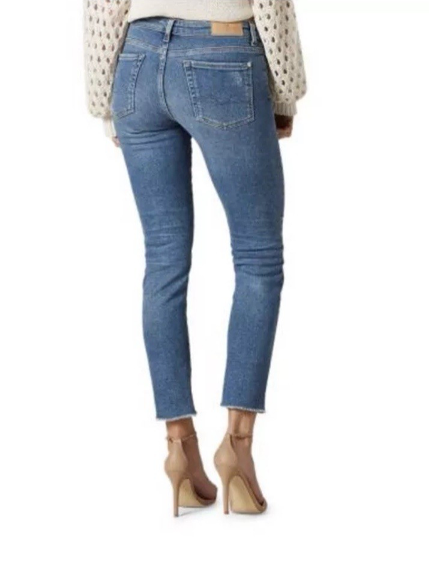 NWOT 7 FOR ALL MANKIND Light Blue Pyper Classic Slim Jeans Size 29 Waist £220