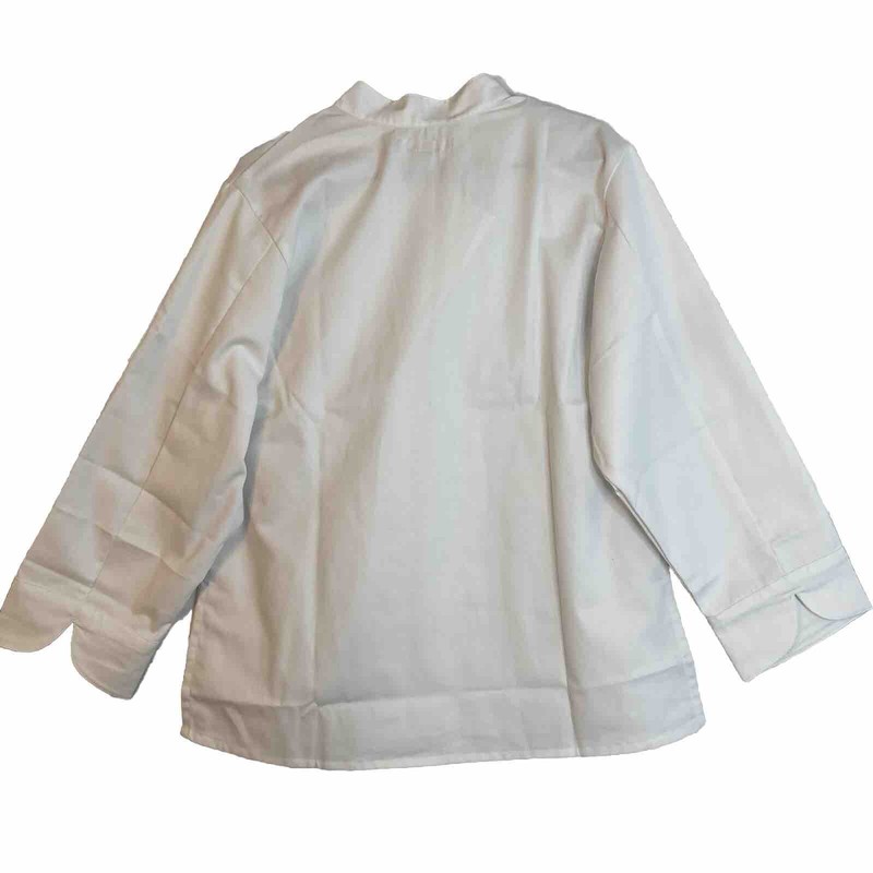 NWOT Edwards Ladies Size L White Double Breasted Chefs Jacket New With Out Tag