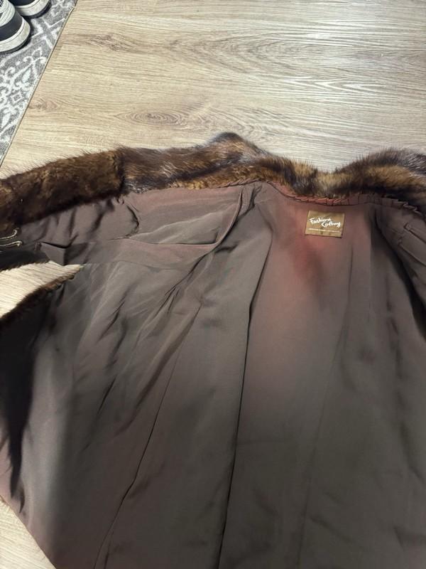 ⭐️NWOT ⭐️FASHION COLONY ⭐️100% MINK FUR ⭐️STOLE JACKET ⭐️ WOMENS L