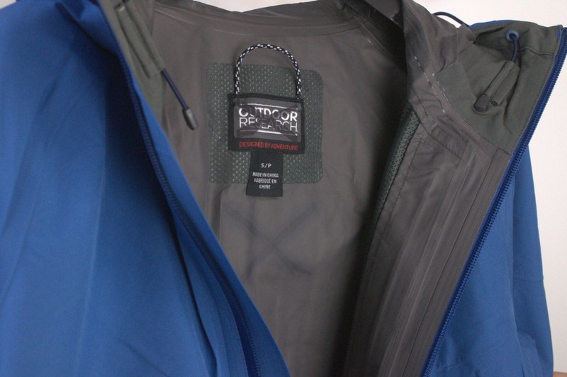 NWOT Outdoor Research Womens Aspire Gore-Tex Jacket Waterproof Chambray Size S