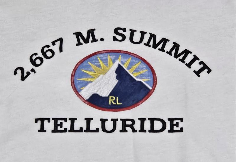 NWOT Polo Ralph Lauren Women's White Limited Edition Telluride Summit Ski Tee