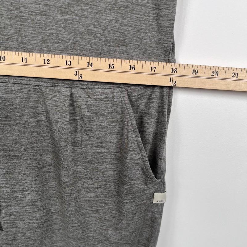 NWOT Vuori Womens Gray One Piece Lux Harem Jumpsuit Sz Large
