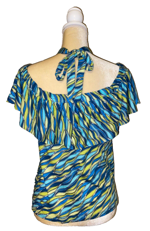 NWT $88 Michael Kors Womens Bright Limea Basics Cold Shoulder Top Size S M New