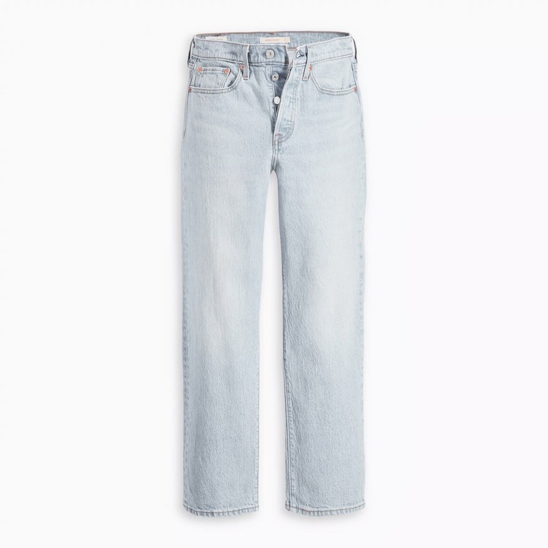 NWT $98 Levi's Wedgie Straight High Rise Ankle Jeans Light Wash Women Size 27x26