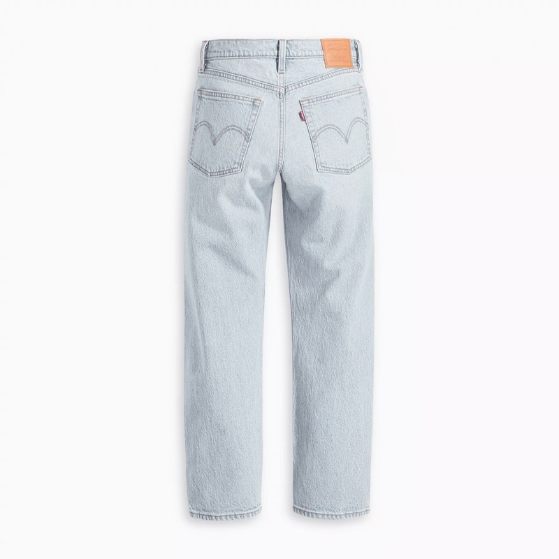 NWT $98 Levi's Wedgie Straight High Rise Ankle Jeans Light Wash Women Size 27x26
