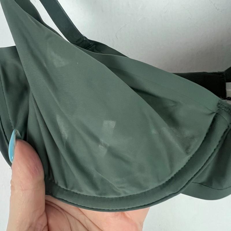NWT Aerie SMOOTHEZ Unlined Full Coverage Bra Underwire Green Size 34D NEW