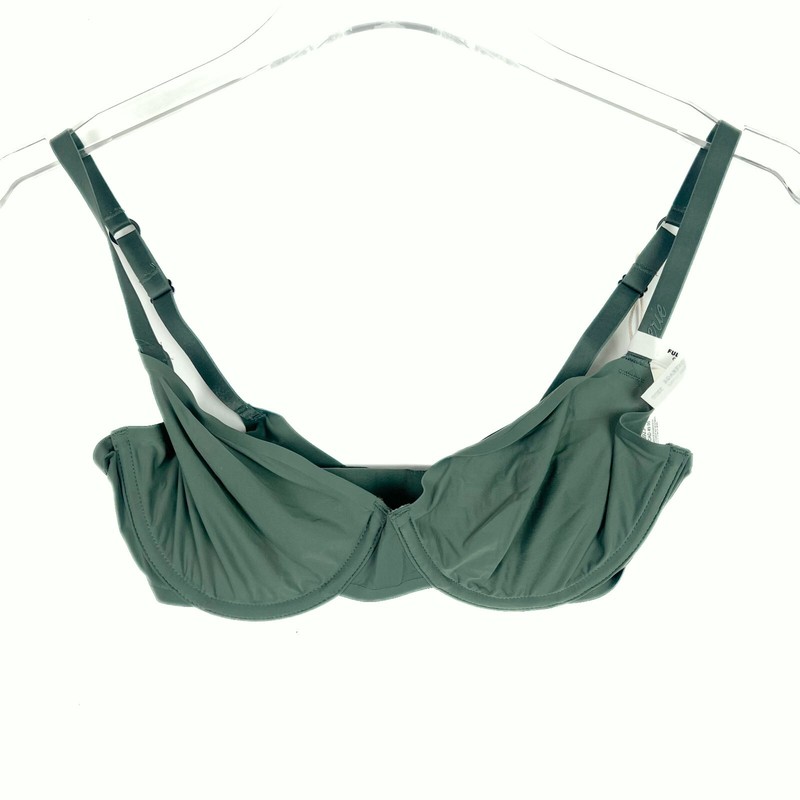 NWT Aerie SMOOTHEZ Unlined Full Coverage Bra Underwire Green Size 34D NEW