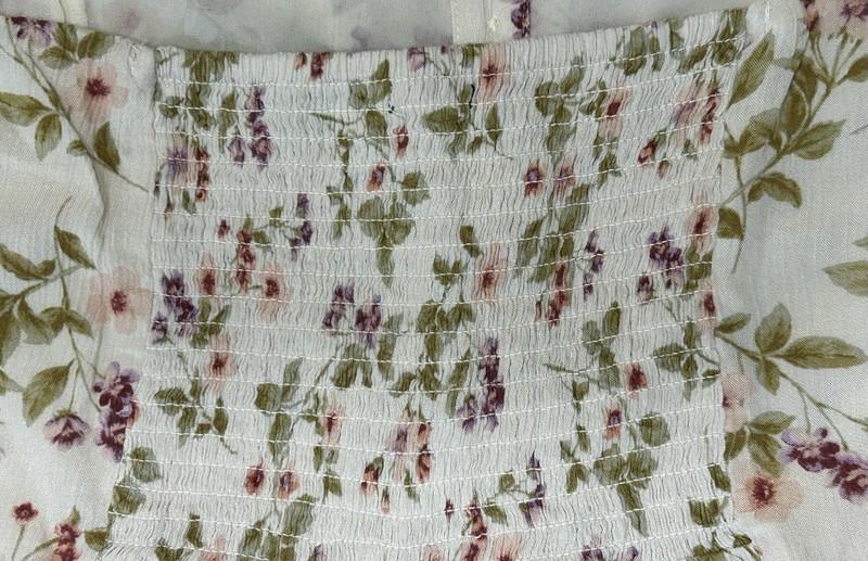 NWT American Eagle Outfitters Floral Halter Smock Back Lined Shorts Romper XXL