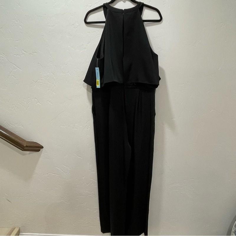 NWT Antonio Melani Women's Size 14 Black Tara JumpSuit High Neck MSRP $149