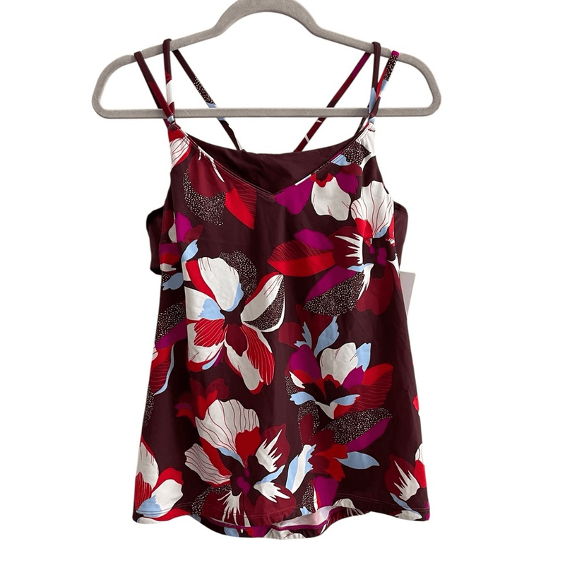 NWT ATHLETA Seascape Bra Cup Tankini Top