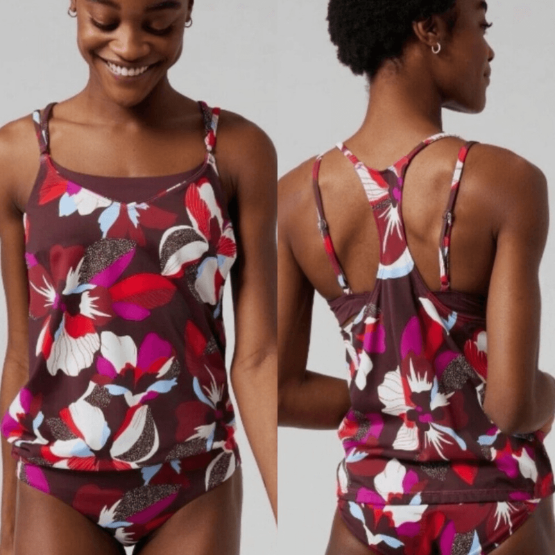 NWT ATHLETA Seascape Bra Cup Tankini Top