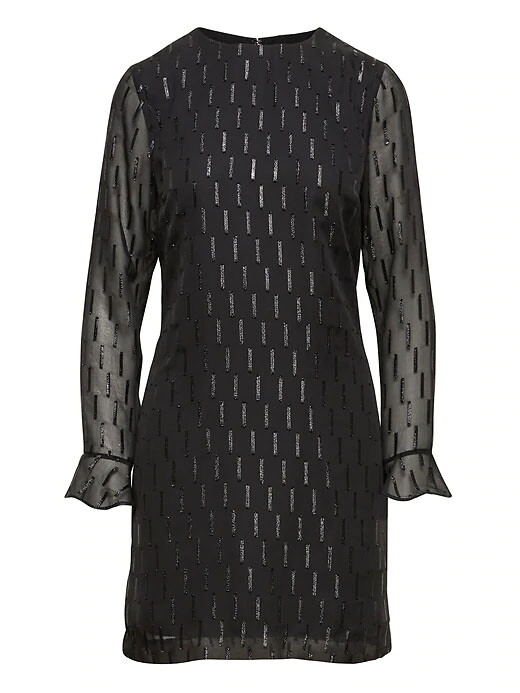 NWT Banana Republic New $139 Women Ruffle-Cuff Shift Dress Size 00P 0P 0 4P 4 14