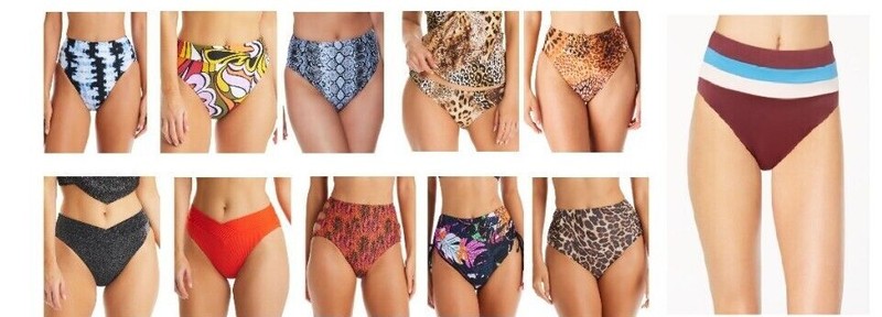NWT Bar III Womens Assorted Style Bikini Bottoms Multicolor Sz XS-XL $50 12HL178
