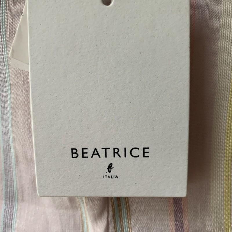 NWT Beatrice B Multicolor Linen Blend Bubble Bermuda Short Size 44 Italy. $263