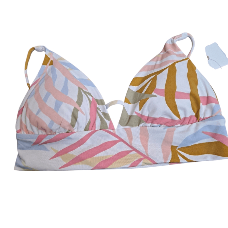 NWT Billabong Tropical Jungle Bikini Top Size Small