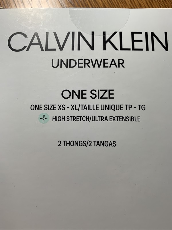 NWT Calvin Klein Women's (One Size) 2Pk Thong Seamless QF6354-902 PINK