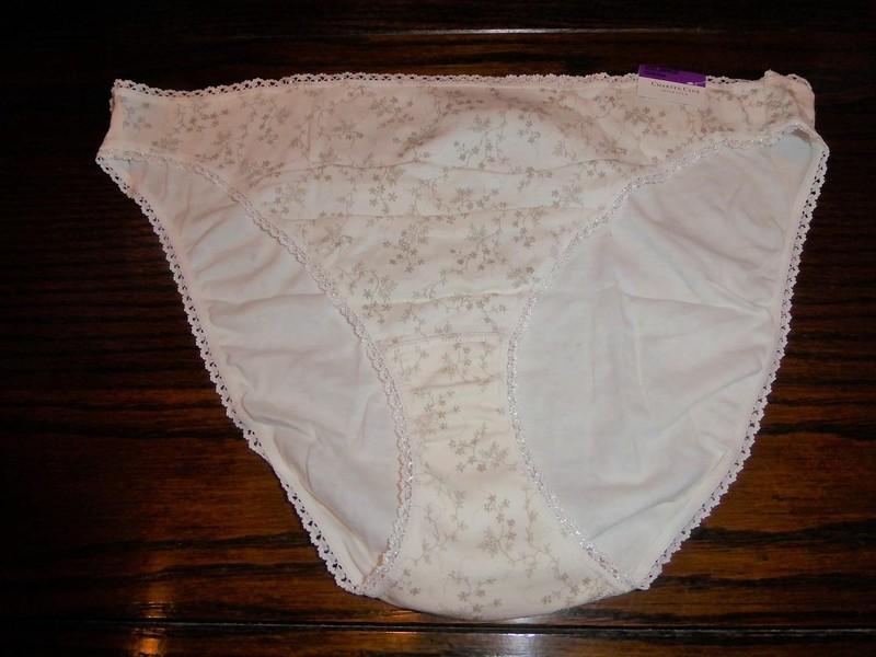 NWT CHARTER CLUB 100% COTTON BIKINI PANTIES ANGEL WHITE FLORAL XXL