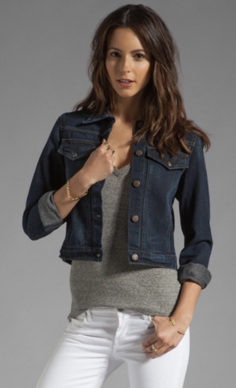 NWT CITIZENS OF HUMANITY Jean Jacket Dark Denim “Borderline” in Venus Jacket L