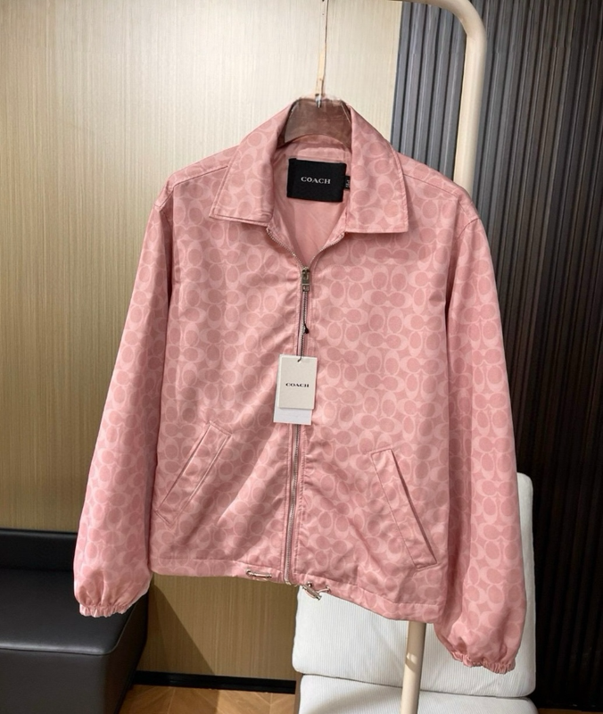 NWT COACH Women’s PINK Loose Outerwear Classic Jacket