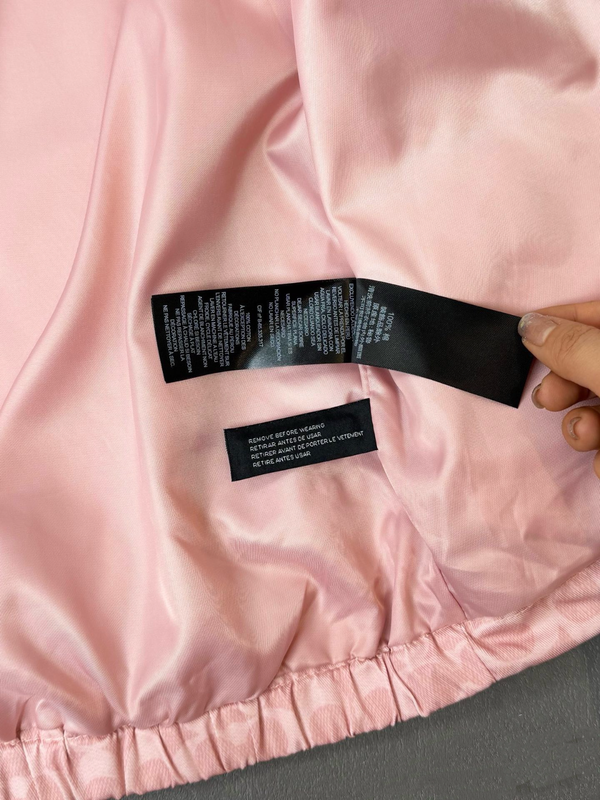 NWT COACH Women’s PINK Loose Outerwear Classic Jacket