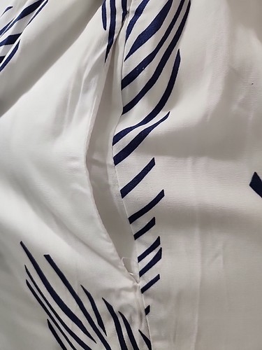 NWT Cupshe Blue Tropical Leaves Ehite Color Romper Size Medium