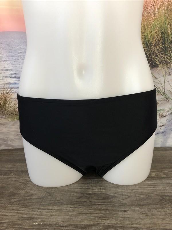 NWT Cupshe One Piece Bikini Bottom Size Small Black