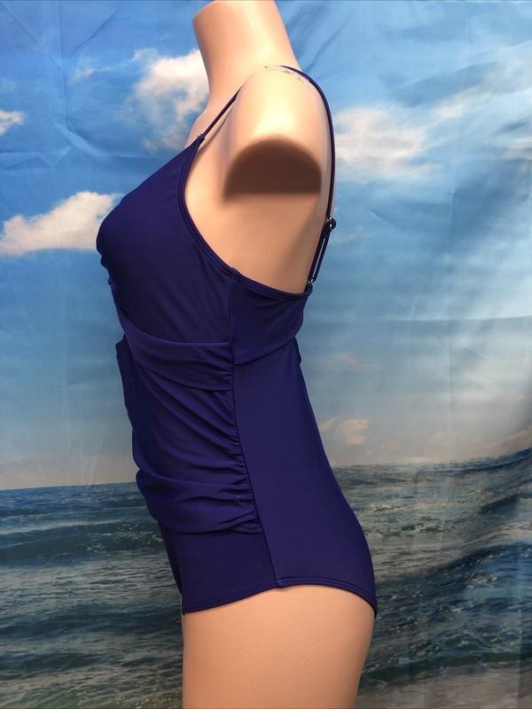 NWT Cupshe Womens One Piece Swimsuit Size Large Blue