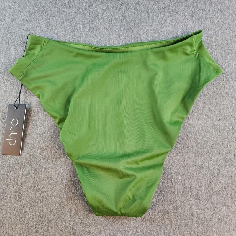 NWT Cuup Size 3 Seaweed The Highwaist Swim Bottoms UPF 50 Protection