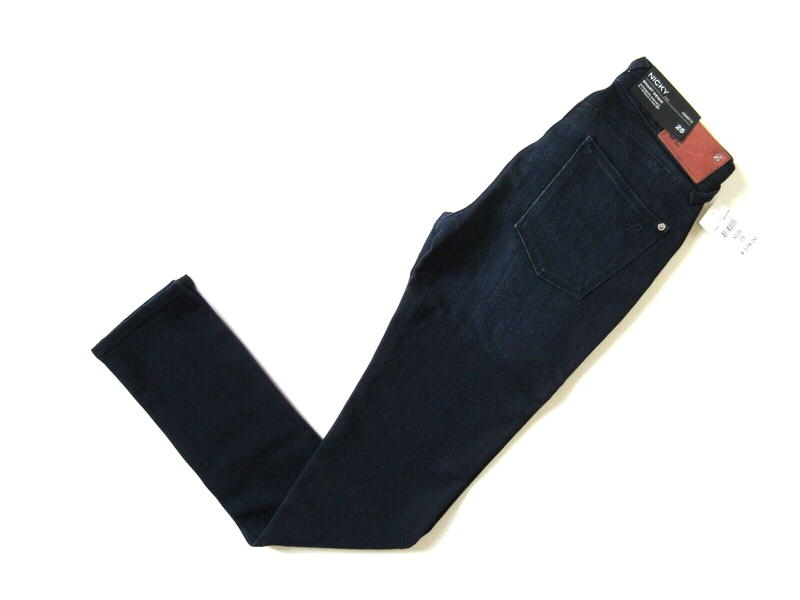 NWT DL1961 Nicky In Wooster Mid Rise Cigarette Slim Stretch Jeans 25 X 32 $178