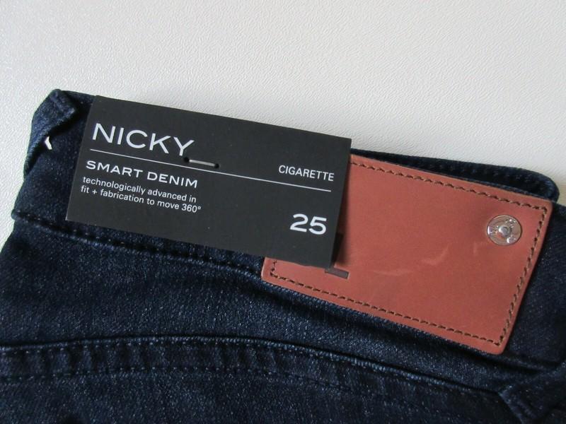 NWT DL1961 Nicky In Wooster Mid Rise Cigarette Slim Stretch Jeans 25 X 32 $178