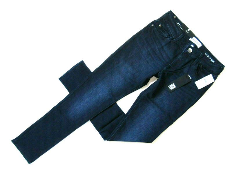 NWT DL1961 Nicky in Wooster Mid Rise Cigarette Slim Stretch Jeans 25 x 32 $178