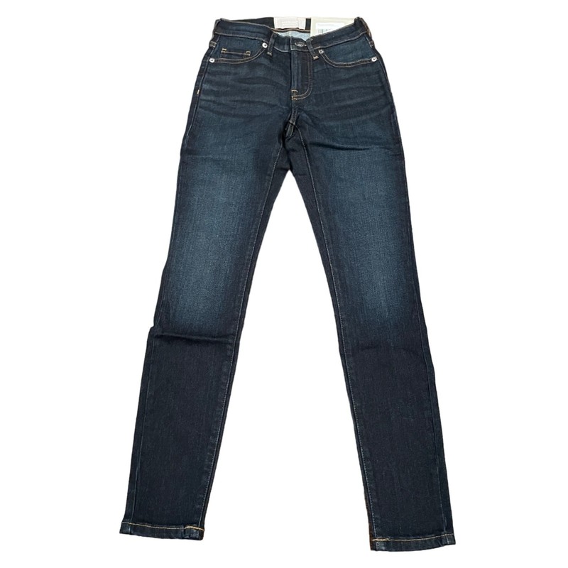 NWT Everlane Sz 23 Regular Mid-Rise Skinny Jean Deep Blue Stretch