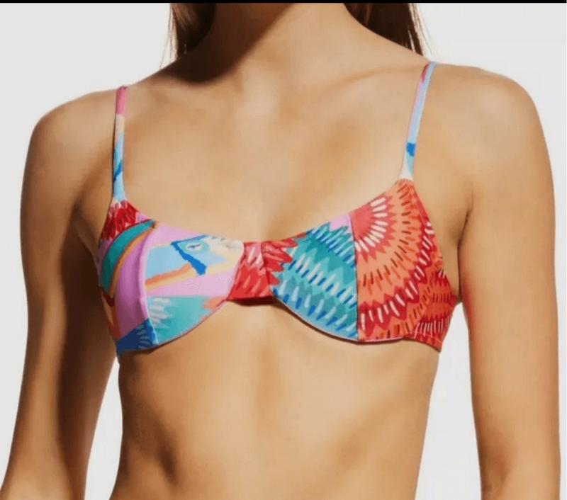 NWT- FARM RIO HAPPY TOUCAN” VIBRANT COLORED BIKINI SET