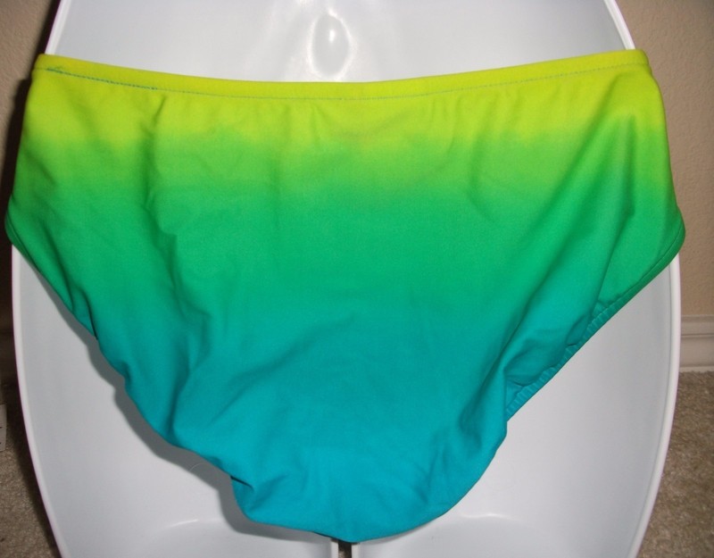 NWT Genuine RALPH LAUREN Green/red Shades Swim Bikini Hipster Bottom XS S M L