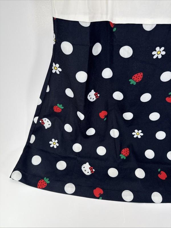 NWT Hello Kitty X Smak Parlour Apple Power Polka Dot Mini Dress 2XL