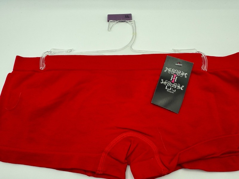 NWT Icy Hot Lingerie Women's Red Seamless Boyshorts Sizes S M L XL NEW IcyHot