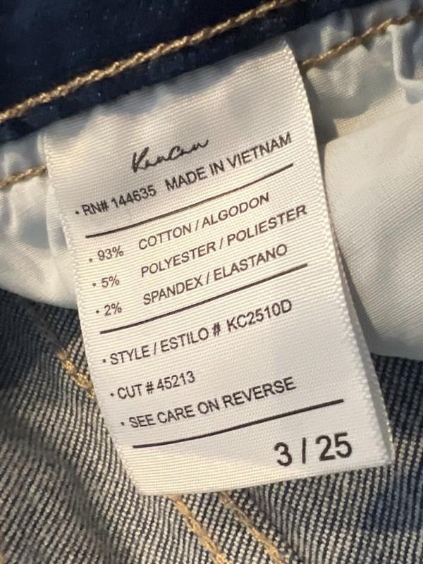NWT Kancan High Rise Ankle Skinny Jeans Size 3 / 25 KC2510D Stretch Womens