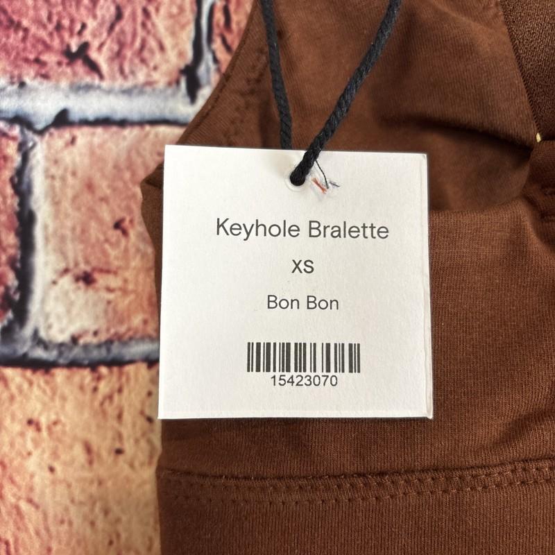 NWT Knickey (now Subset) Keyhole Bralette XS Organic Cotton Bon Bon