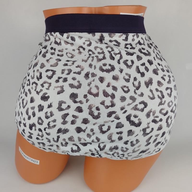 NWT LANE BRYANT CACIQUE COTTON FULL BRIEF 18/20 PLUS ANIMAL PRINT PURPLE WHITE