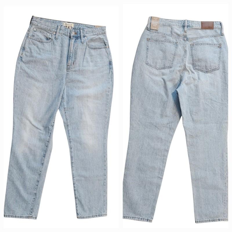 NWT Madewell Curvy Perfect Vintage Jean light wash sz 29 inseam 27.5"